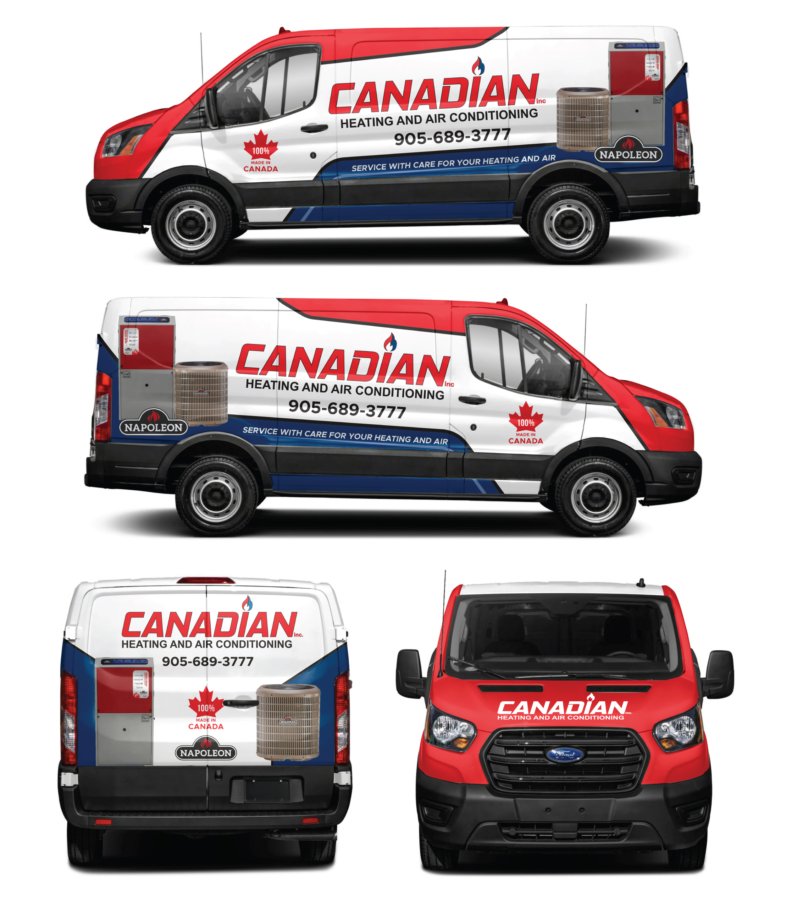 Car Wrap Design by White Diary for Canadian heating and air conditioning | Design #27507069