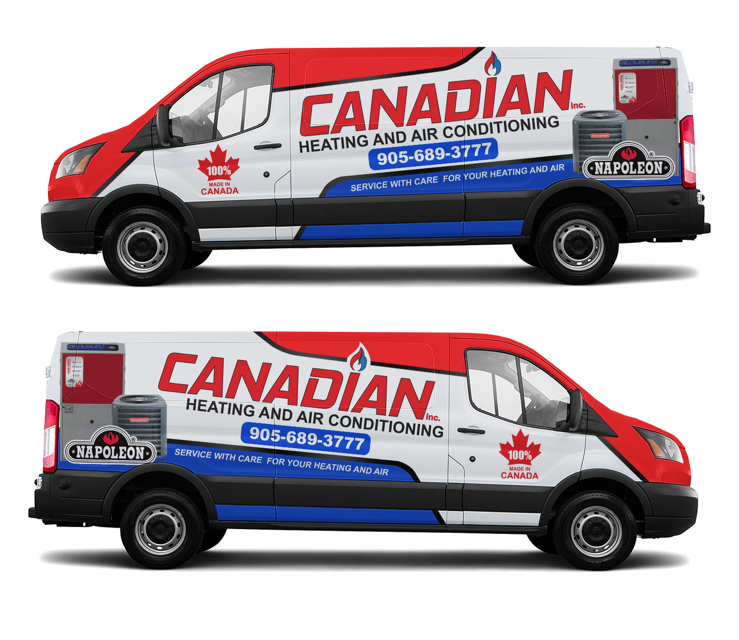 Car Wrap Design by dedenambrol for Canadian heating and air conditioning | Design #27470315