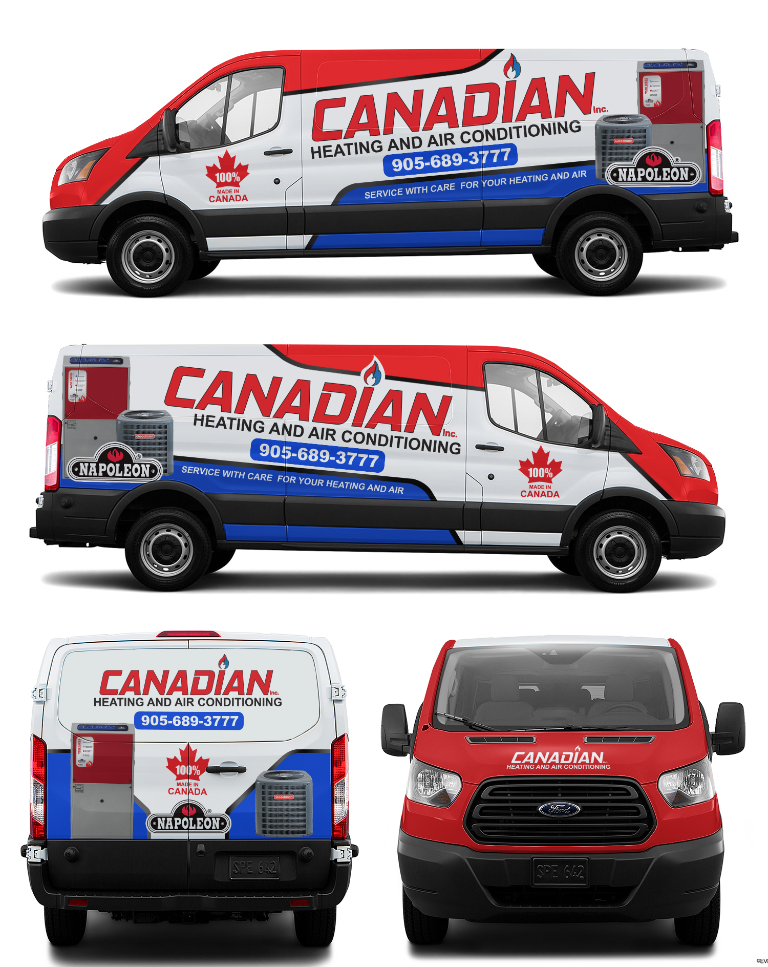 Car Wrap Design by dedenambrol for Canadian heating and air conditioning | Design #27471778