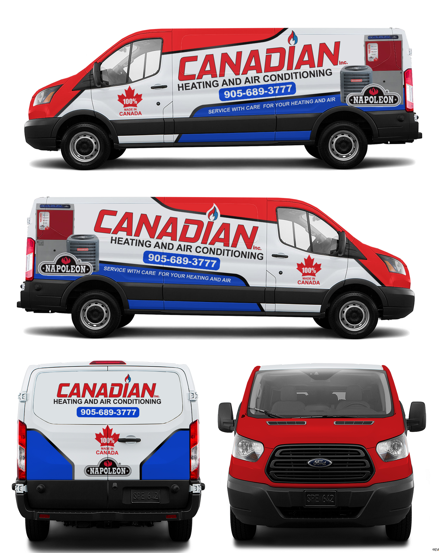Car Wrap Design by dedenambrol for Canadian heating and air conditioning | Design #27475752