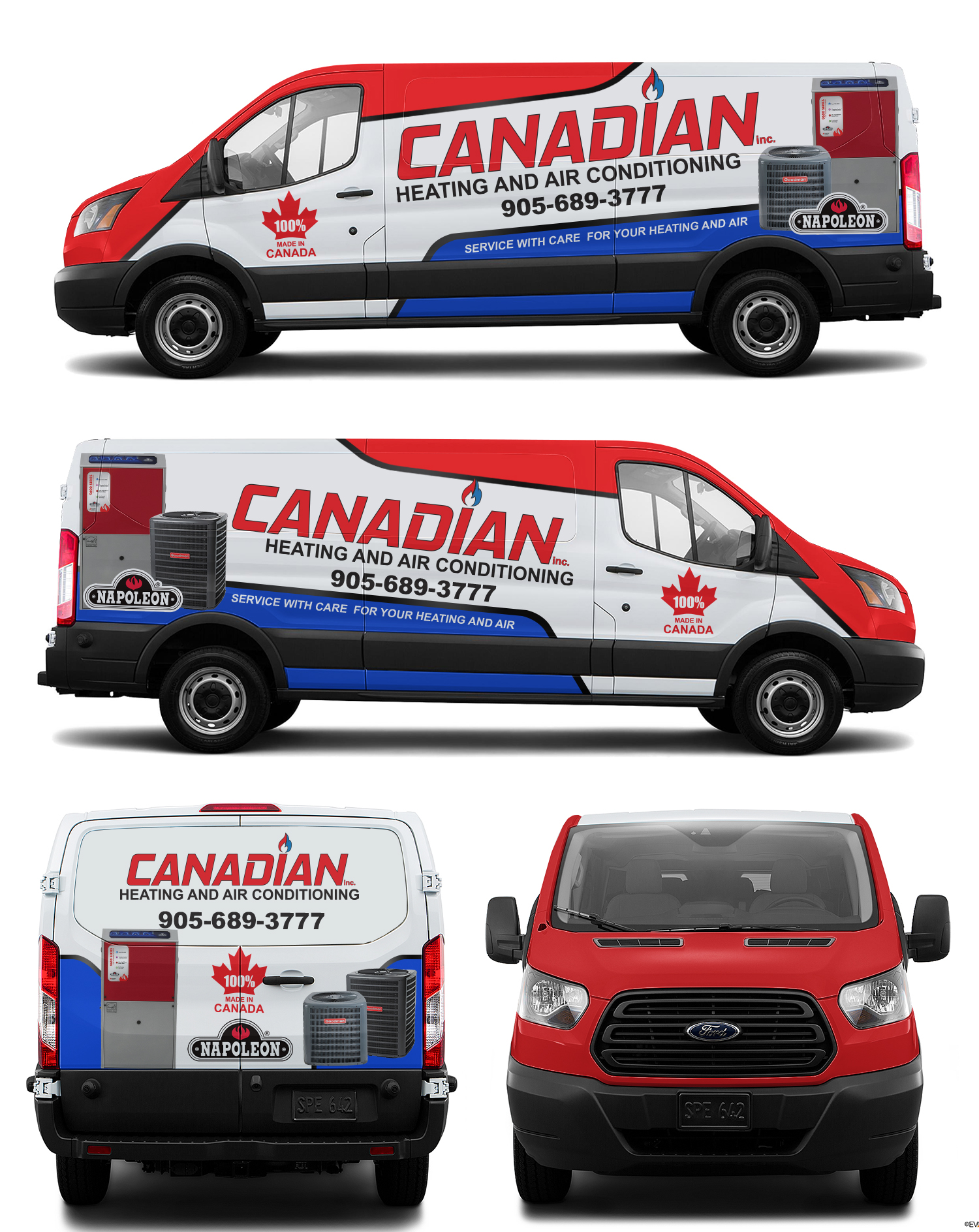 Car Wrap Design by dedenambrol for Canadian heating and air conditioning | Design #27475756
