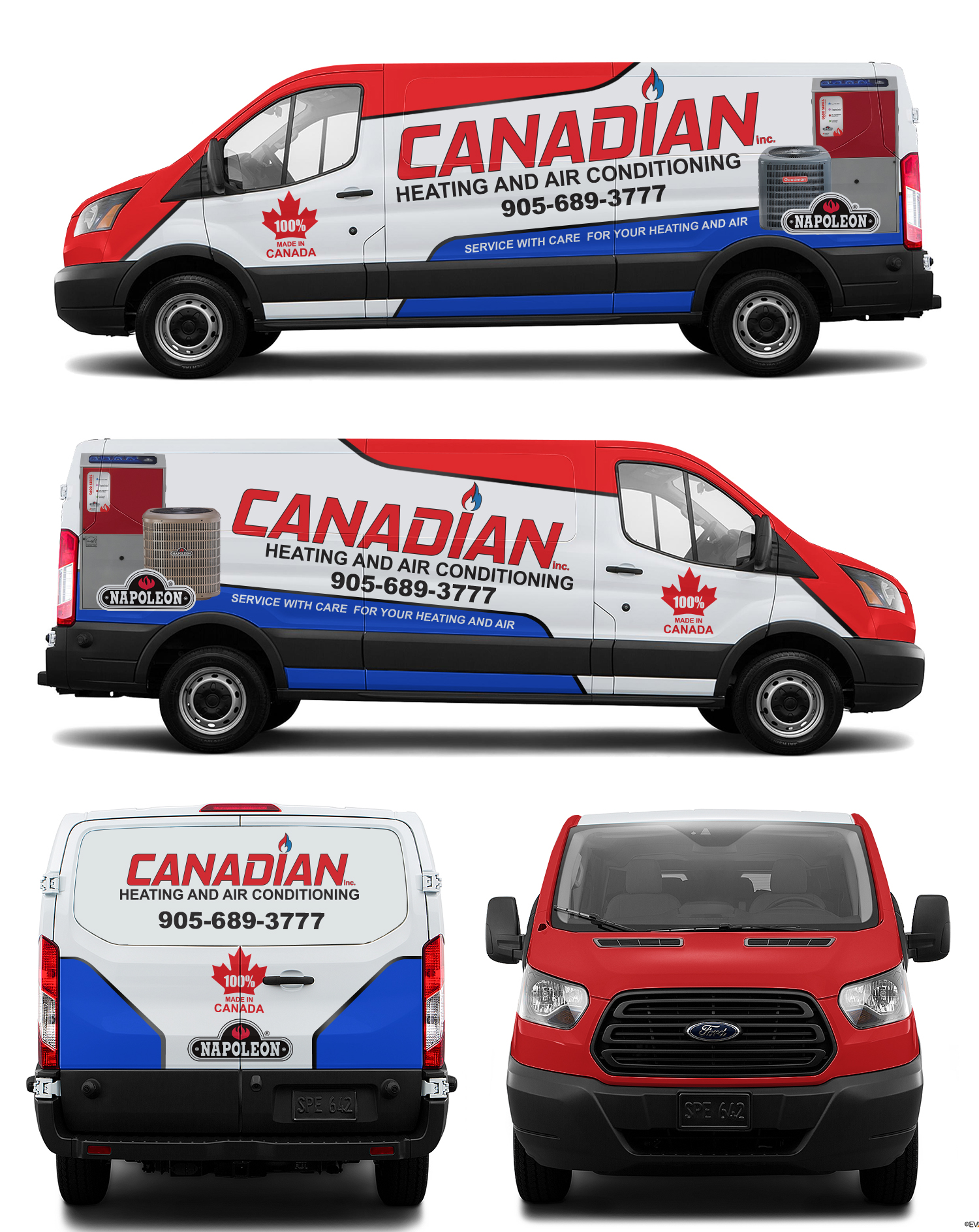 Car Wrap Design by dedenambrol for Canadian heating and air conditioning | Design #27475919