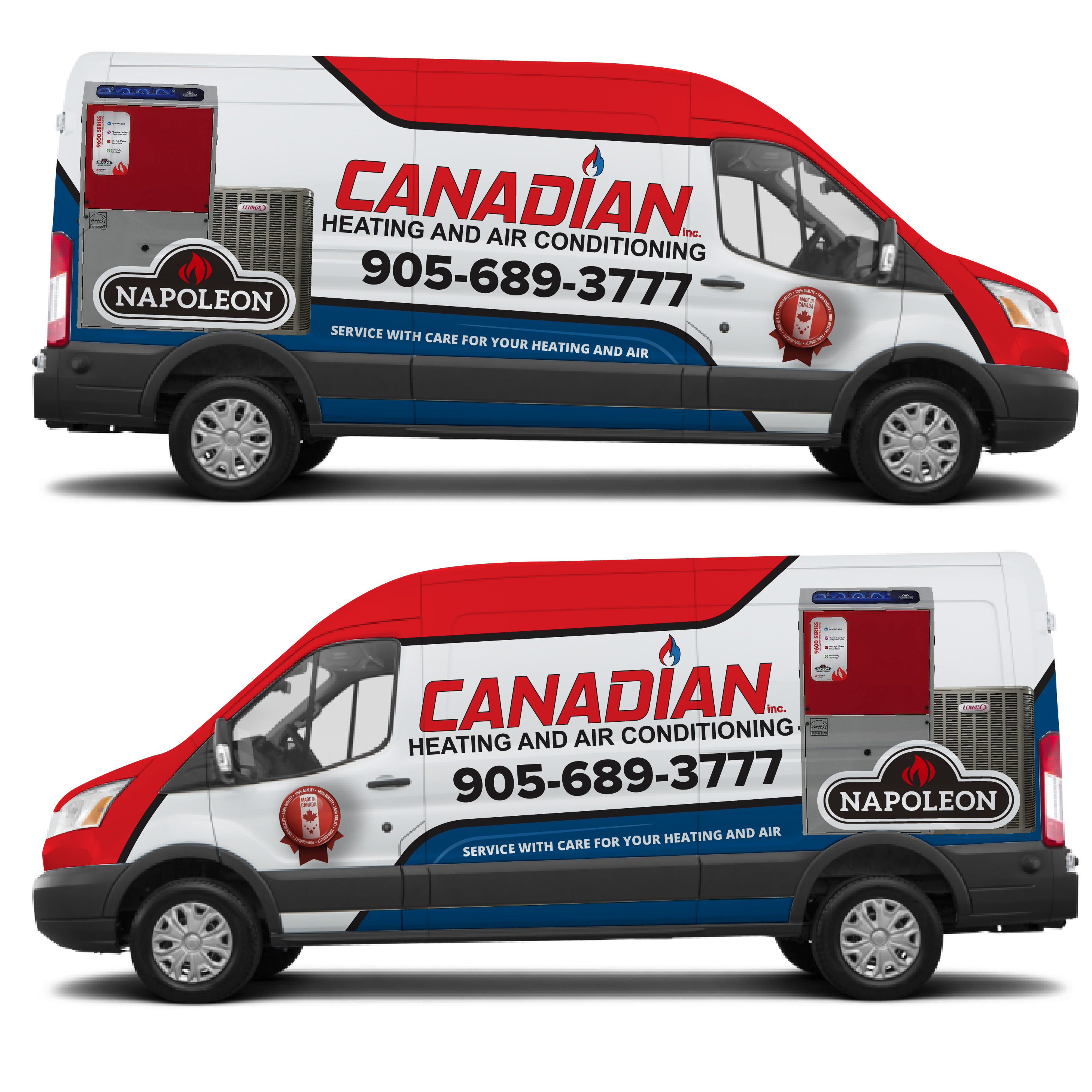 Car Wrap Design by Shumaila Kiran for Canadian heating and air conditioning | Design #27470847