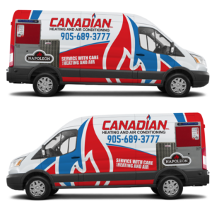 Car Wrap Design by Shumaila Kiran for Canadian heating and air conditioning | Design: #27470849