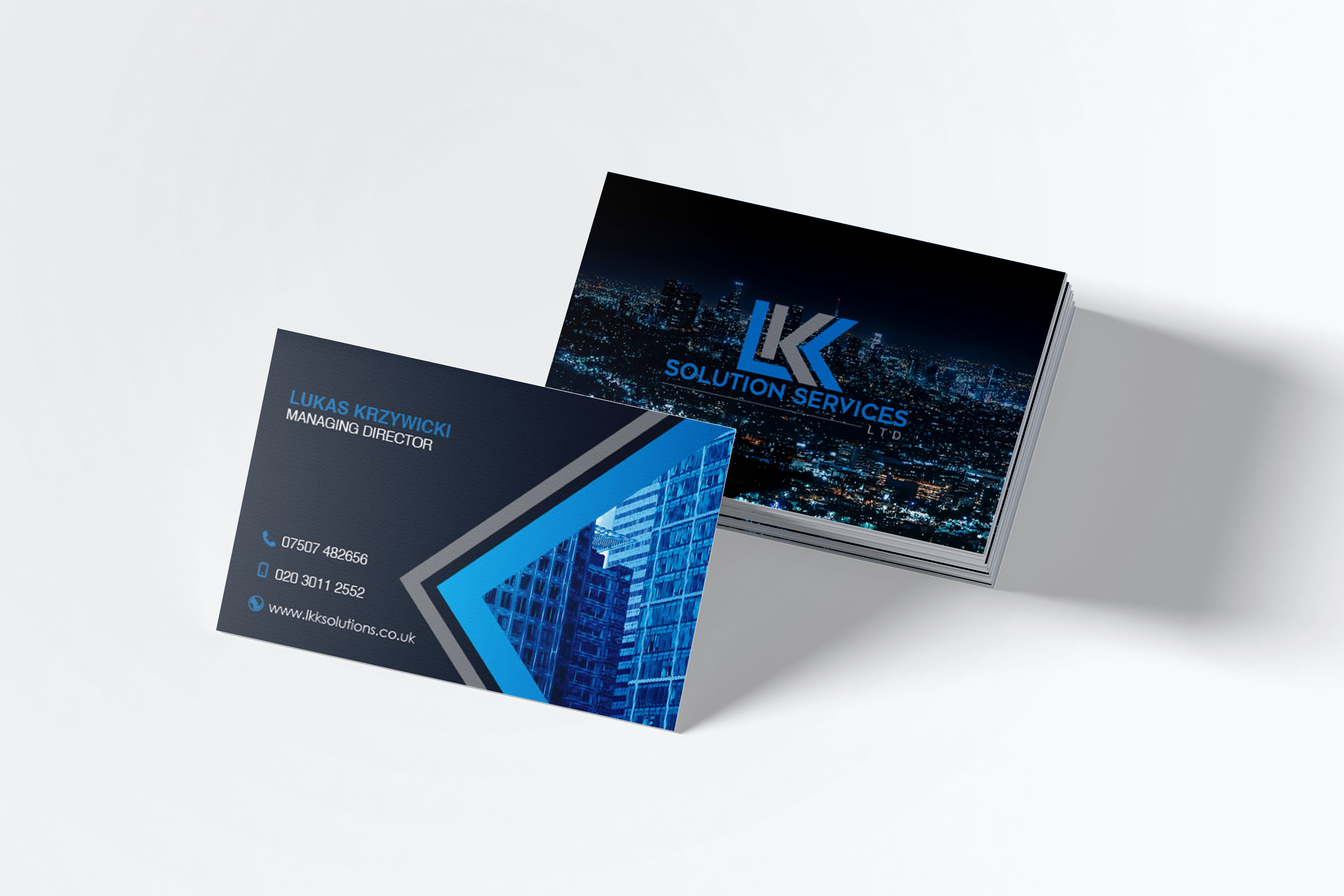 Business Card Design by UsagiRabbit for LKK SOLUTION SERVICES LTD | Design #27496778
