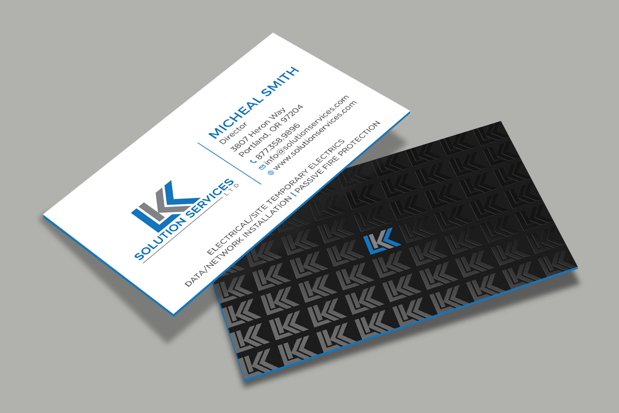 Diseño de Tarjeta de Presentación por RENEXIT para LKK SOLUTION SERVICES LTD | Diseño #27487548