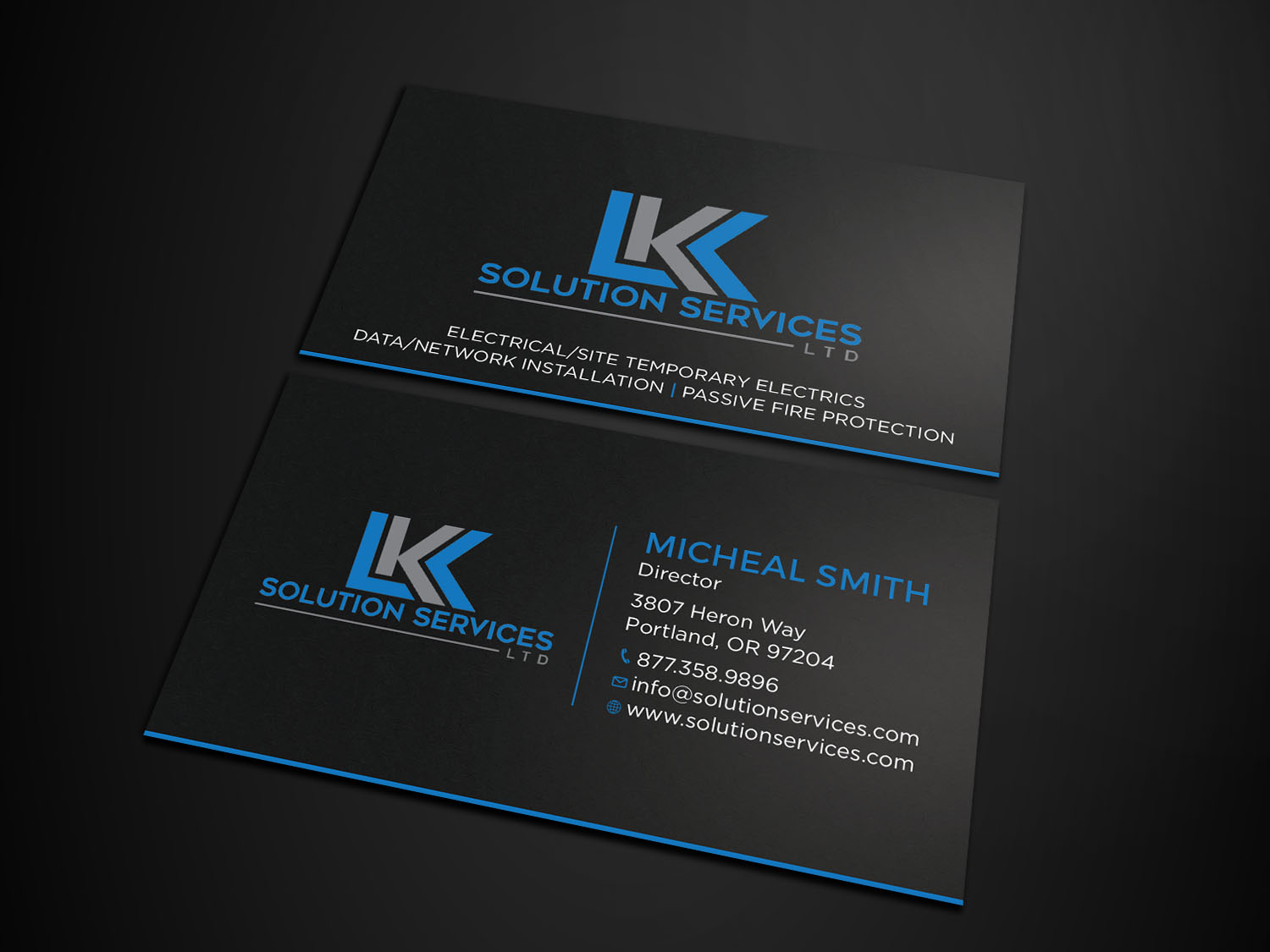 Business Card Design by RENEXIT for LKK SOLUTION SERVICES LTD | Design #27487549