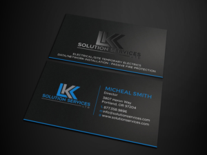 Business Card Design by RENEXIT for LKK SOLUTION SERVICES LTD | Design: #27487550