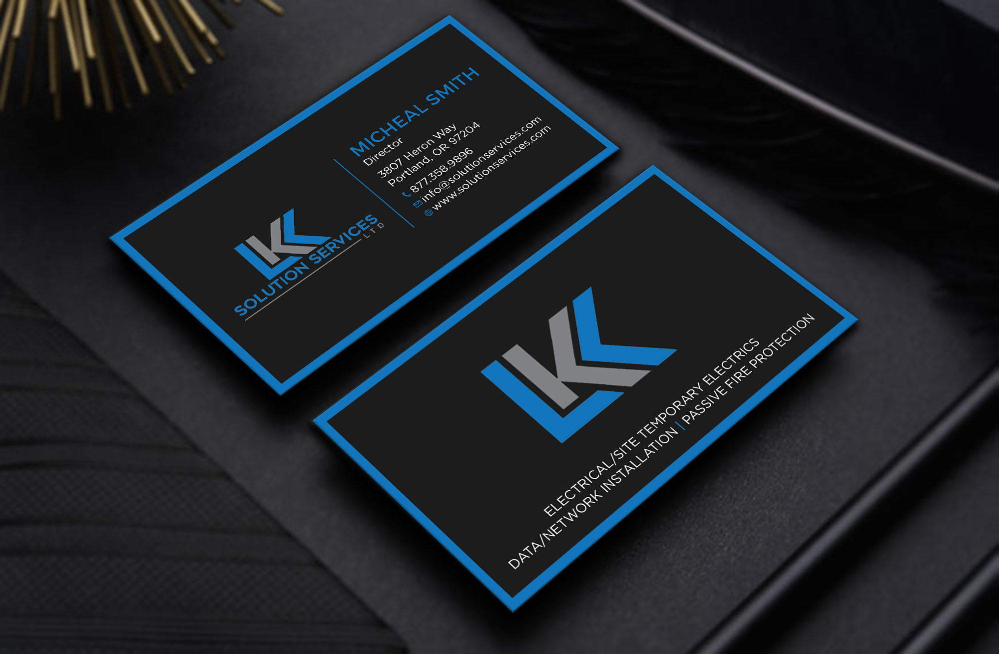 Business Card Design by RENEXIT for LKK SOLUTION SERVICES LTD | Design #27487553