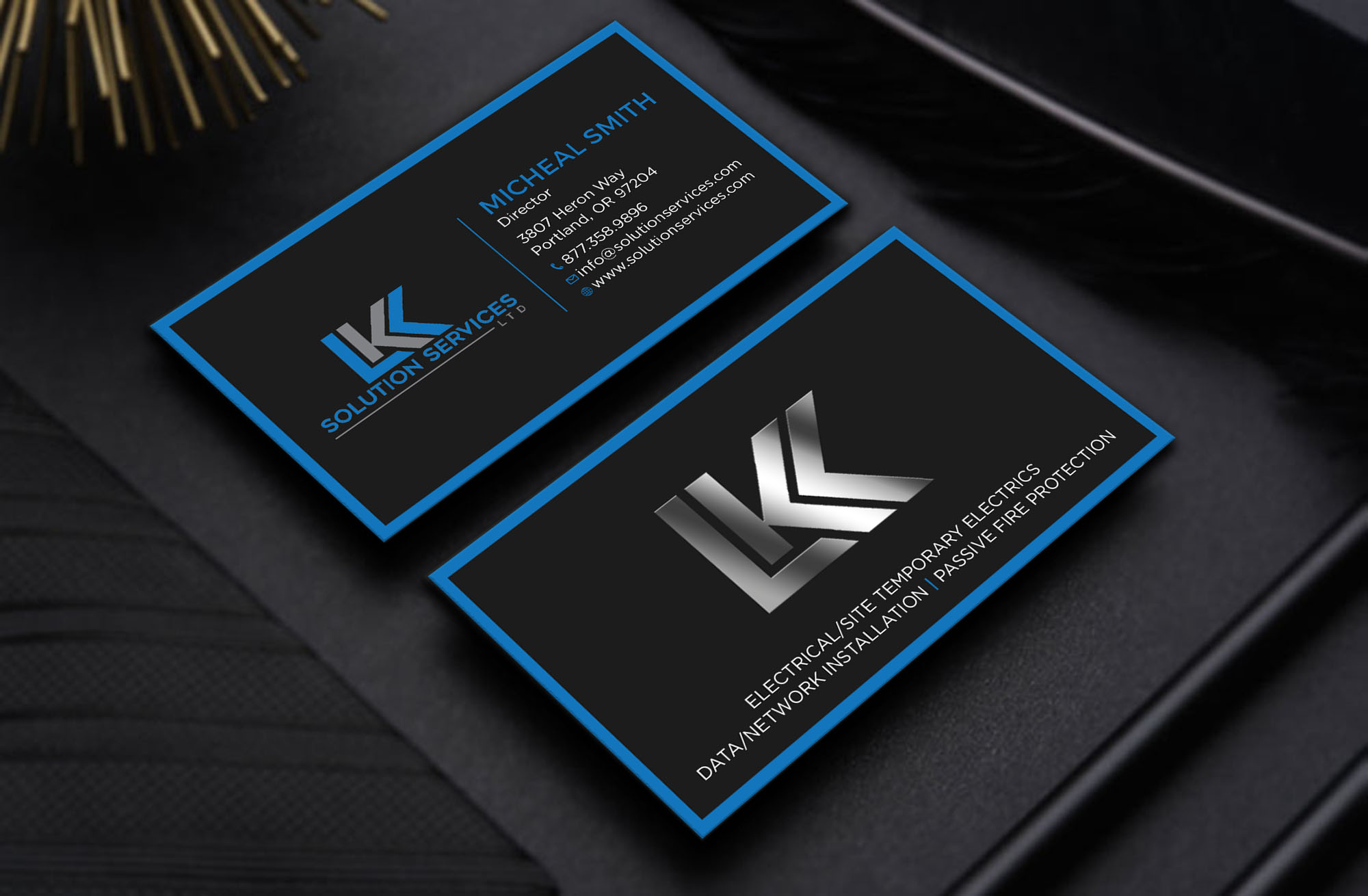Business Card Design by RENEXIT for LKK SOLUTION SERVICES LTD | Design #27487554