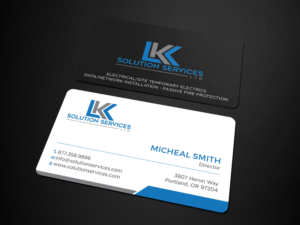 Business Card Design by RENEXIT for LKK SOLUTION SERVICES LTD | Design: #27487787