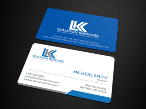 Business Card Design by RENEXIT for LKK SOLUTION SERVICES LTD | Design: #27487788