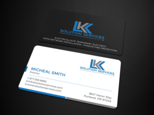 Business Card Design by RENEXIT for LKK SOLUTION SERVICES LTD | Design: #27487789