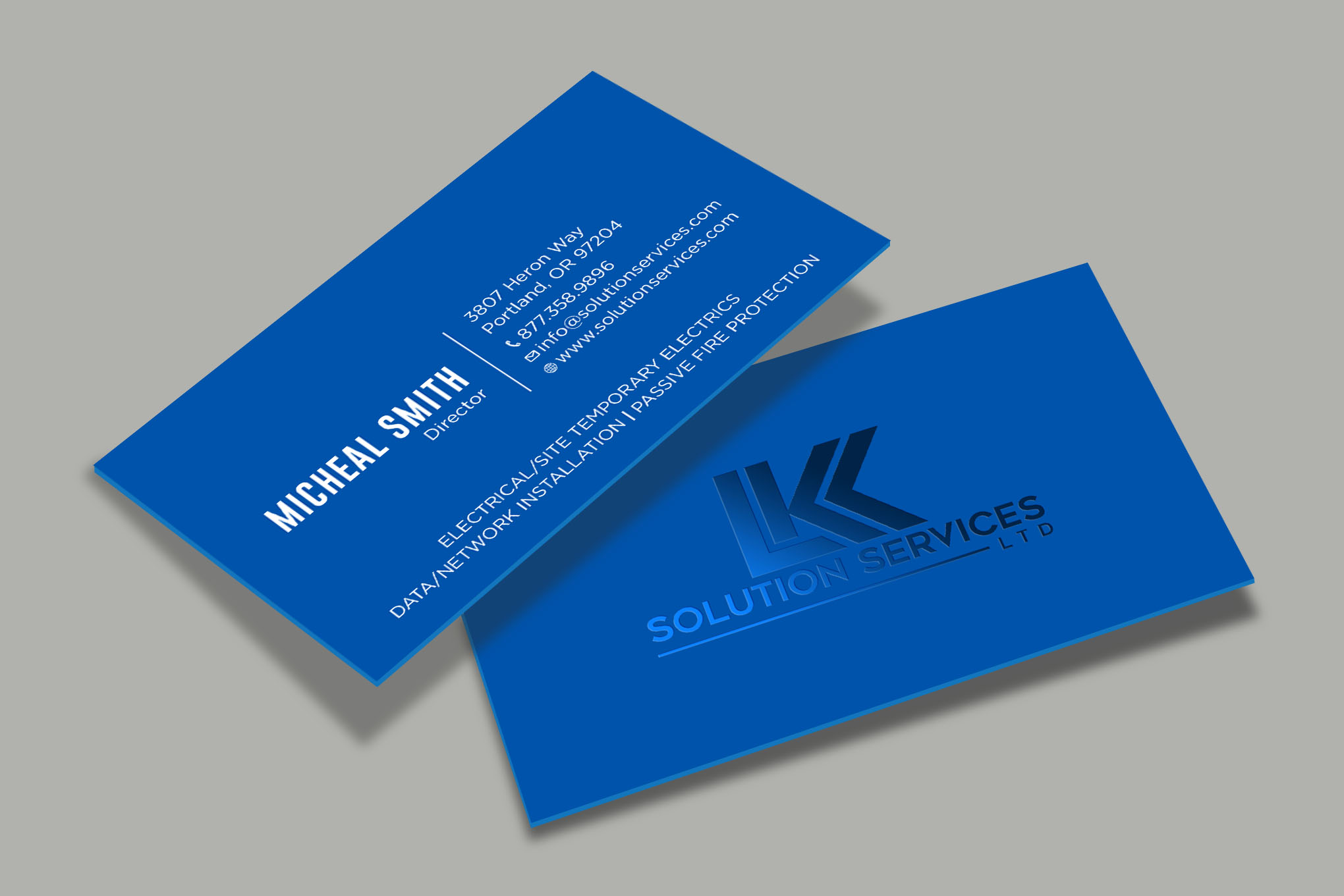 Business Card Design by RENEXIT for LKK SOLUTION SERVICES LTD | Design #27487795
