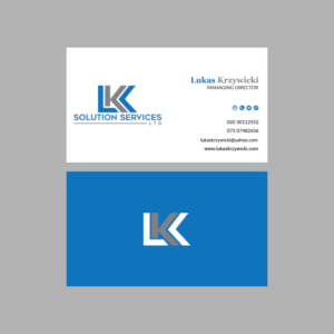 Business Card Design by shan zida for LKK SOLUTION SERVICES LTD | Design: #27478441