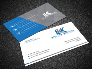 Business Card Design by Sandaruwan for LKK SOLUTION SERVICES LTD | Design #27466068