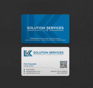Business Card Design by INDIAN_Ashok for LKK SOLUTION SERVICES LTD | Design: #27466275