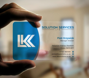 Business Card Design by INDIAN_Ashok for LKK SOLUTION SERVICES LTD | Design: #27466368