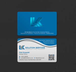 Business Card Design by INDIAN_Ashok for LKK SOLUTION SERVICES LTD | Design: #27466375