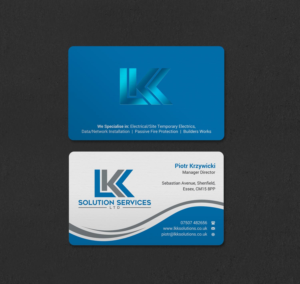 Business Card Design by INDIAN_Ashok for LKK SOLUTION SERVICES LTD | Design: #27466389