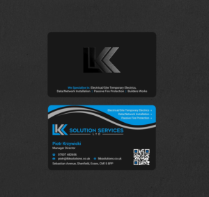 Business Card Design by INDIAN_Ashok for LKK SOLUTION SERVICES LTD | Design: #27466400
