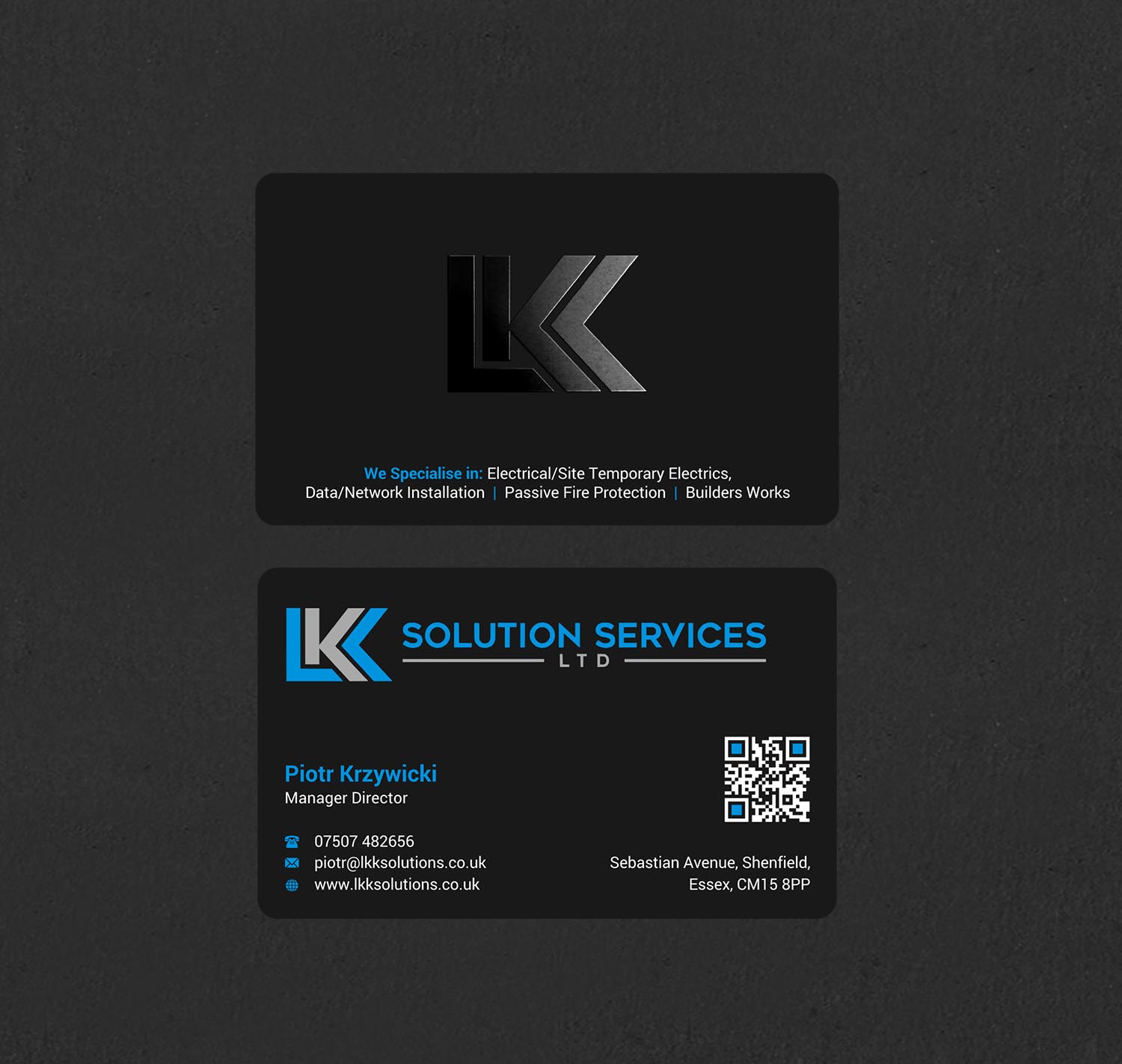 Business Card Design by INDIAN_Ashok for LKK SOLUTION SERVICES LTD | Design #27466402