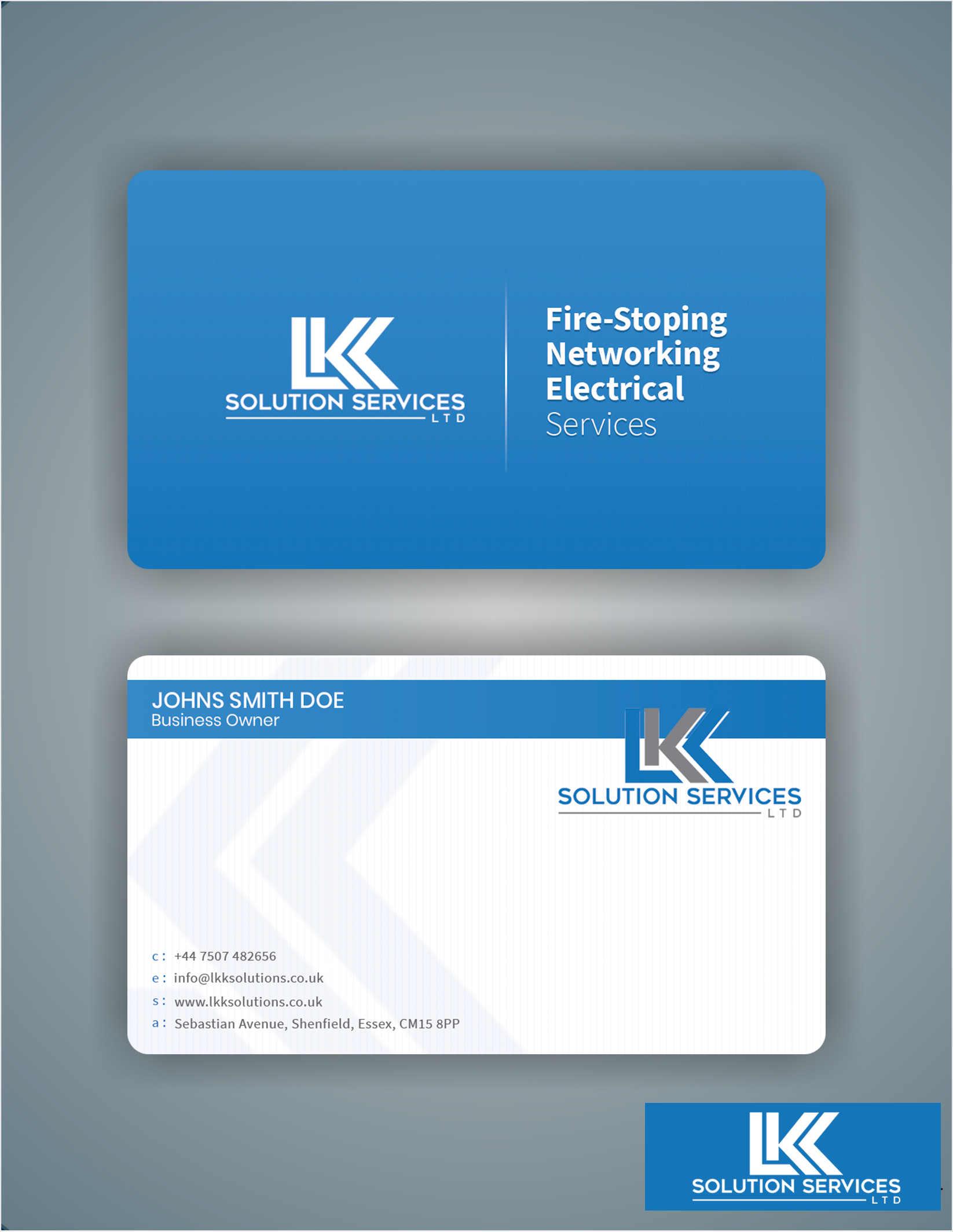 Business Card Design by ubaidomar for LKK SOLUTION SERVICES LTD | Design #27472871