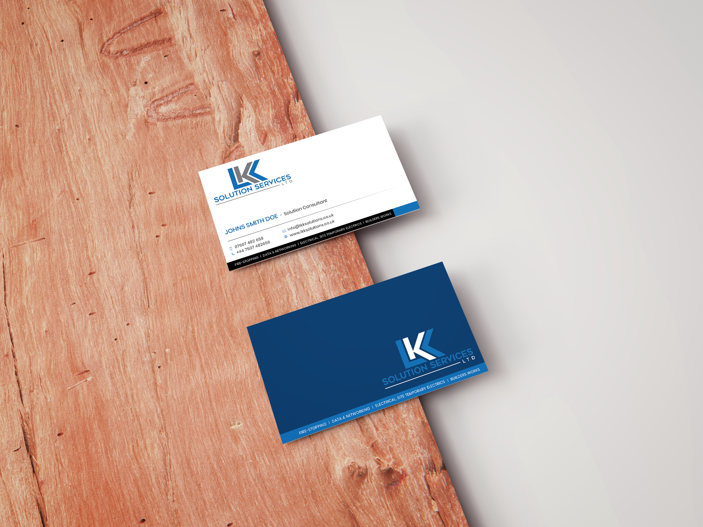 Business Card Design by ubaidomar for LKK SOLUTION SERVICES LTD | Design #27472888