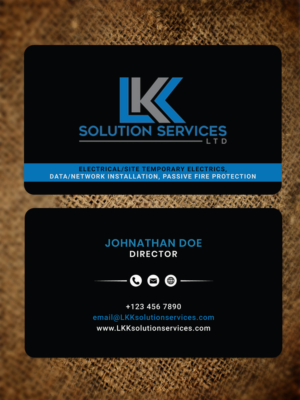 Business Card Design by JK18 for LKK SOLUTION SERVICES LTD | Design: #27464603