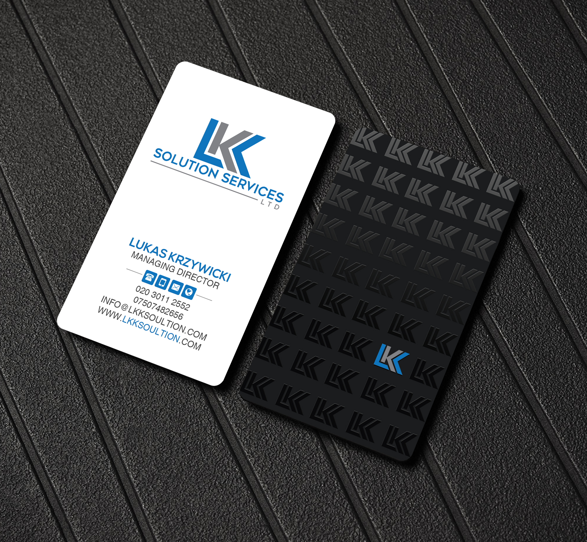 Business Card Design by Creations Box 2015 for LKK SOLUTION SERVICES LTD | Design #27495362
