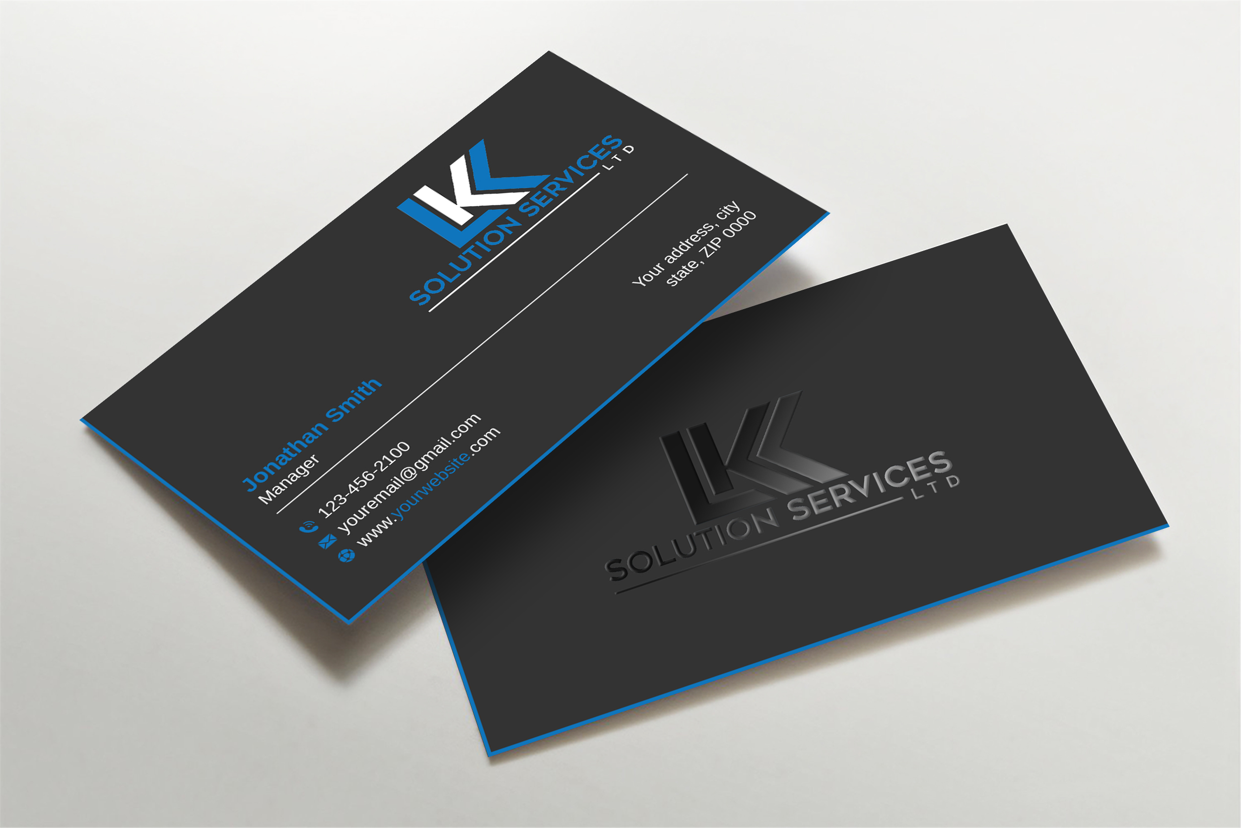 Business Card Design by LAXMI DESIGNHUB for LKK SOLUTION SERVICES LTD | Design #27464578