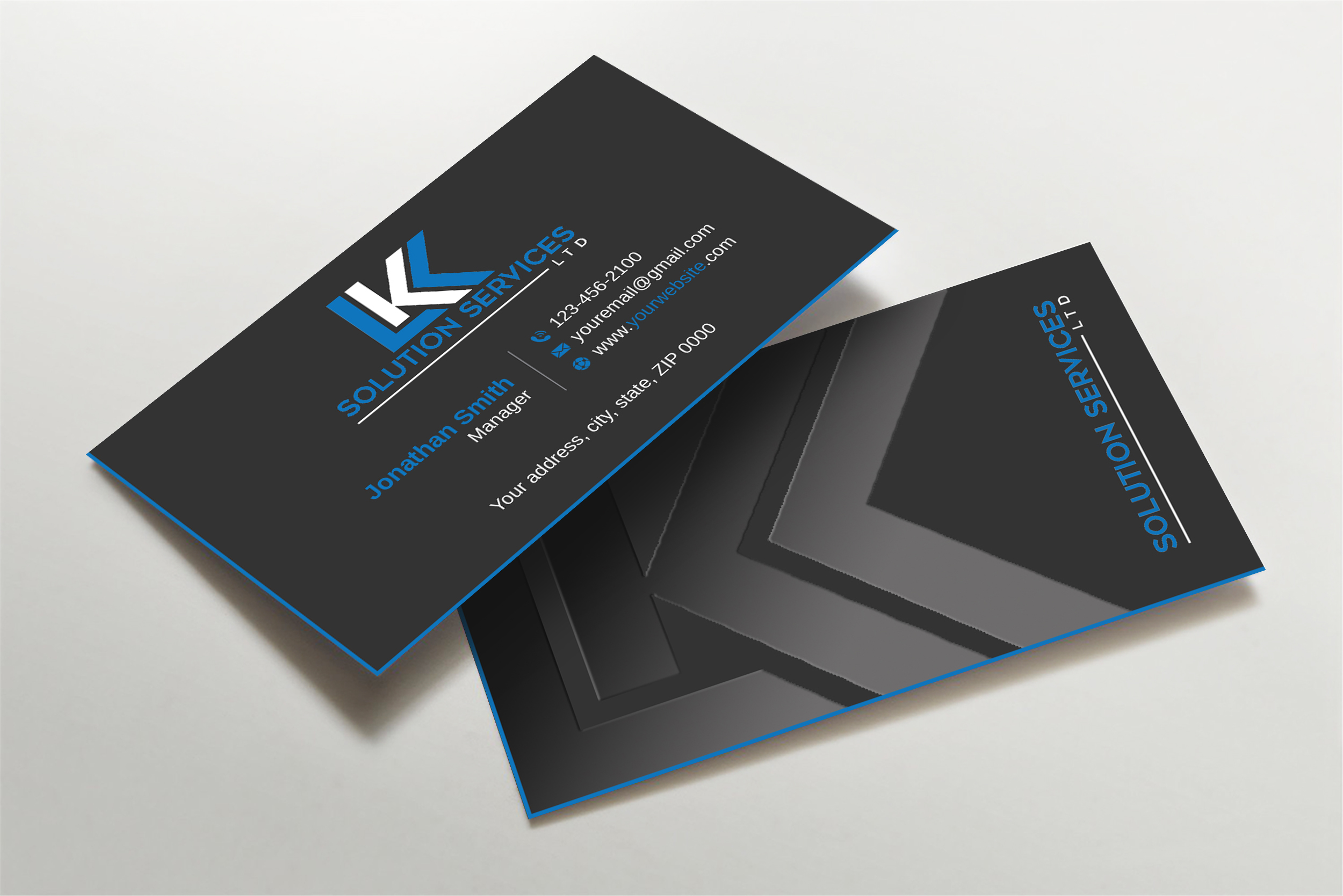 Business Card Design by LAXMI DESIGNHUB for LKK SOLUTION SERVICES LTD | Design #27464594