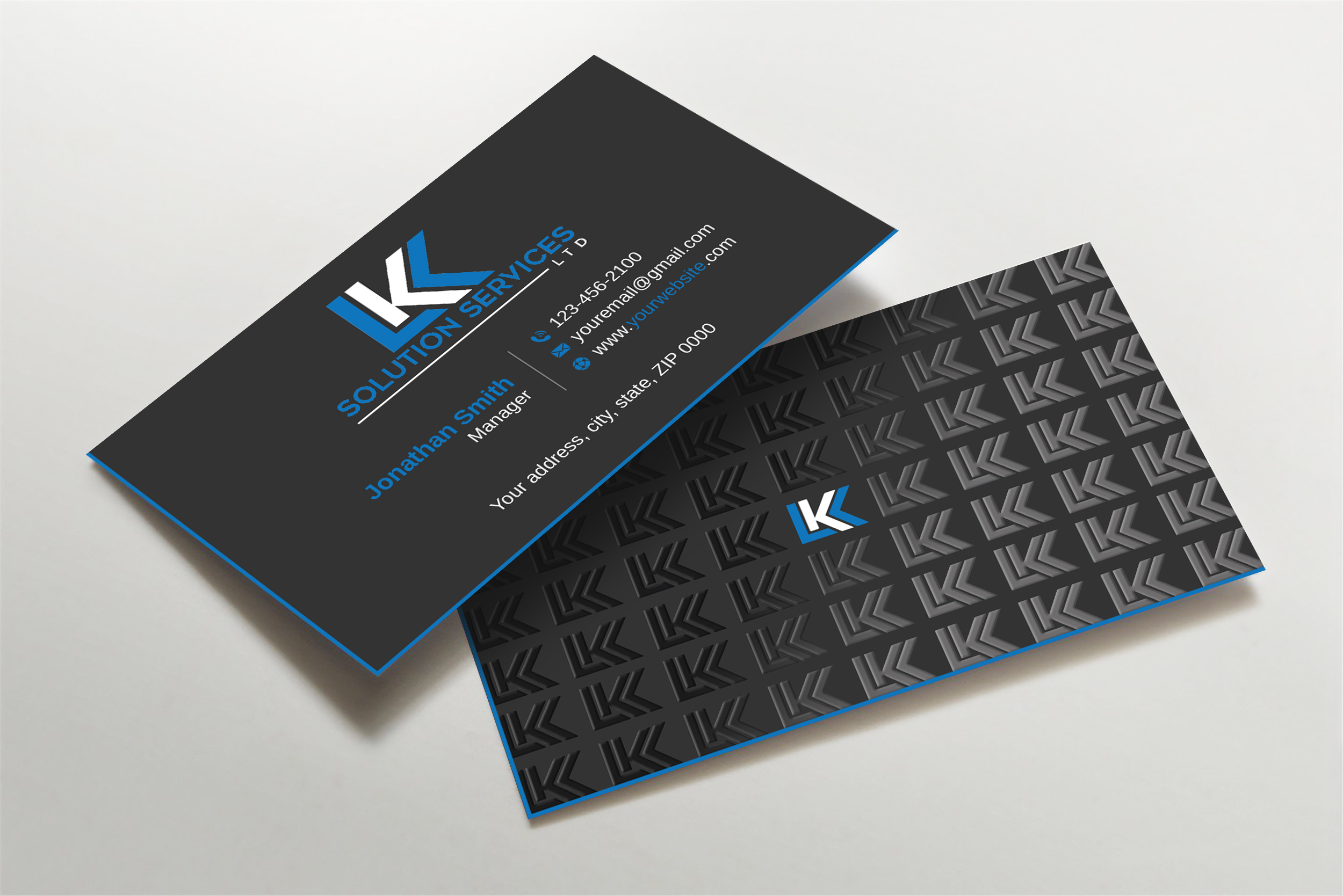 Business Card Design by LAXMI DESIGNHUB for LKK SOLUTION SERVICES LTD | Design #27464595