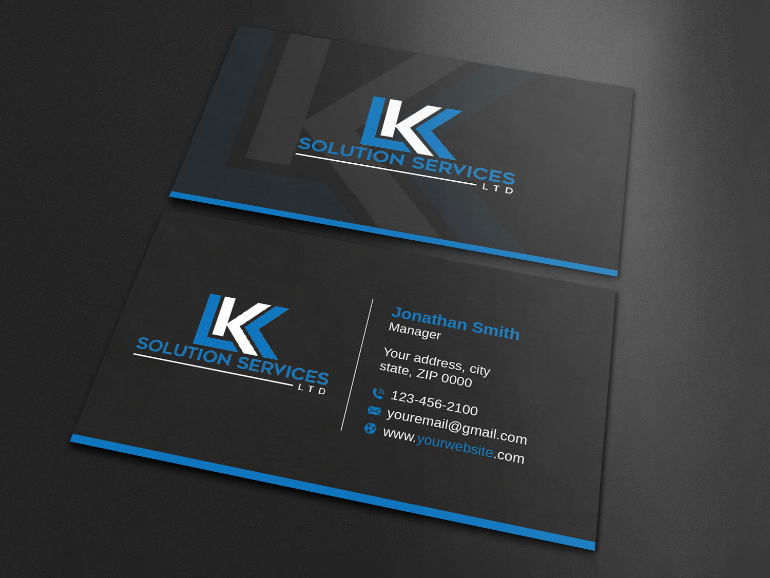 Business Card Design by LAXMI DESIGNHUB for LKK SOLUTION SERVICES LTD | Design #27464653