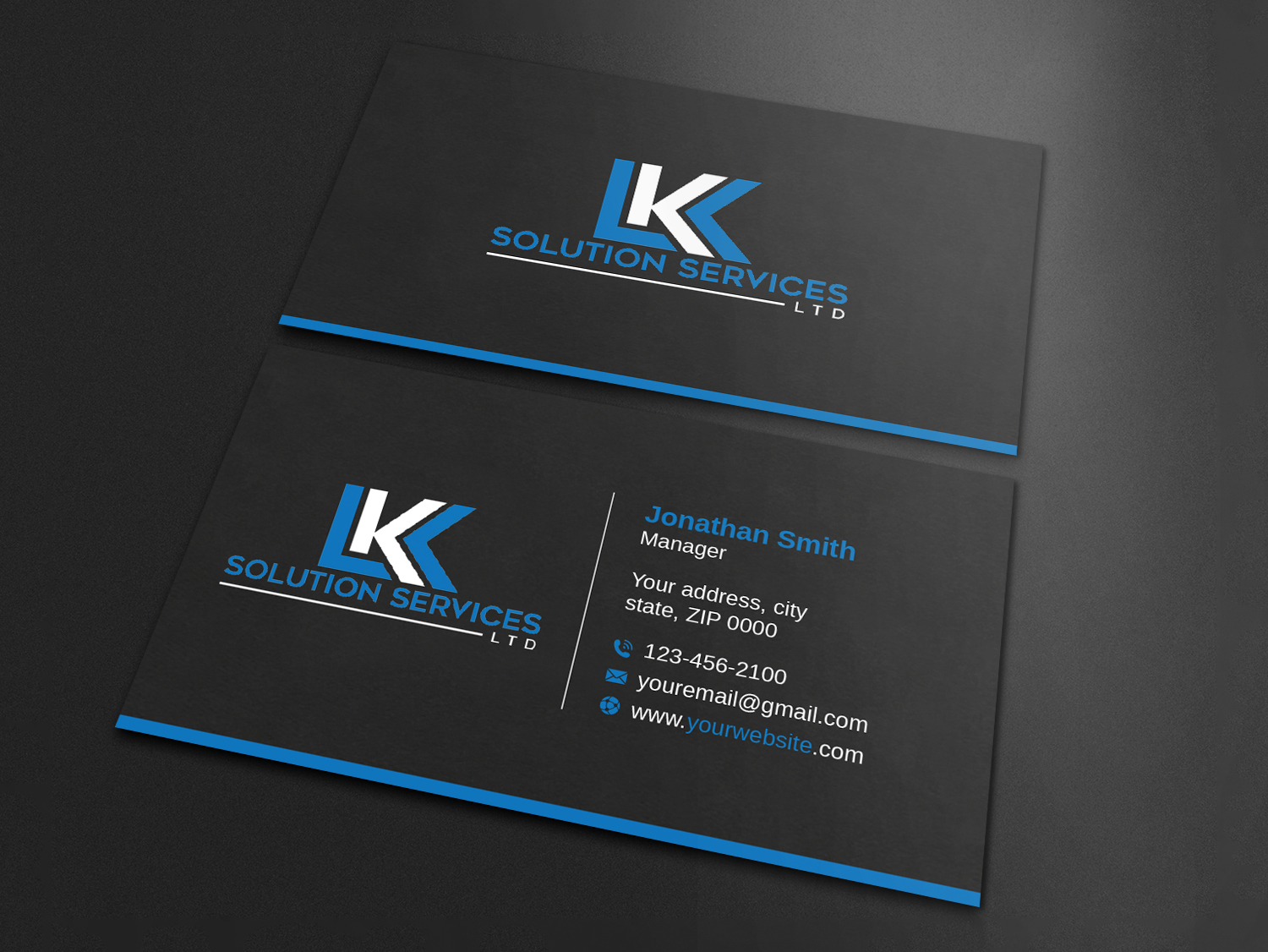 Business Card Design by LAXMI DESIGNHUB for LKK SOLUTION SERVICES LTD | Design #27464654