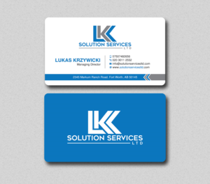 Business Card Design by Uttom 2 for LKK SOLUTION SERVICES LTD | Design: #27466236