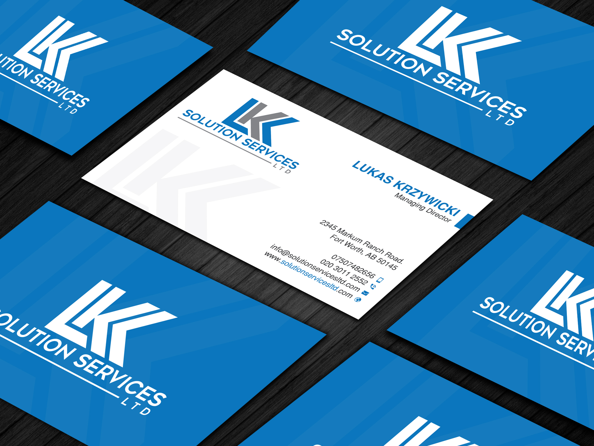 Business Card Design by Uttom 2 for LKK SOLUTION SERVICES LTD | Design #27466332