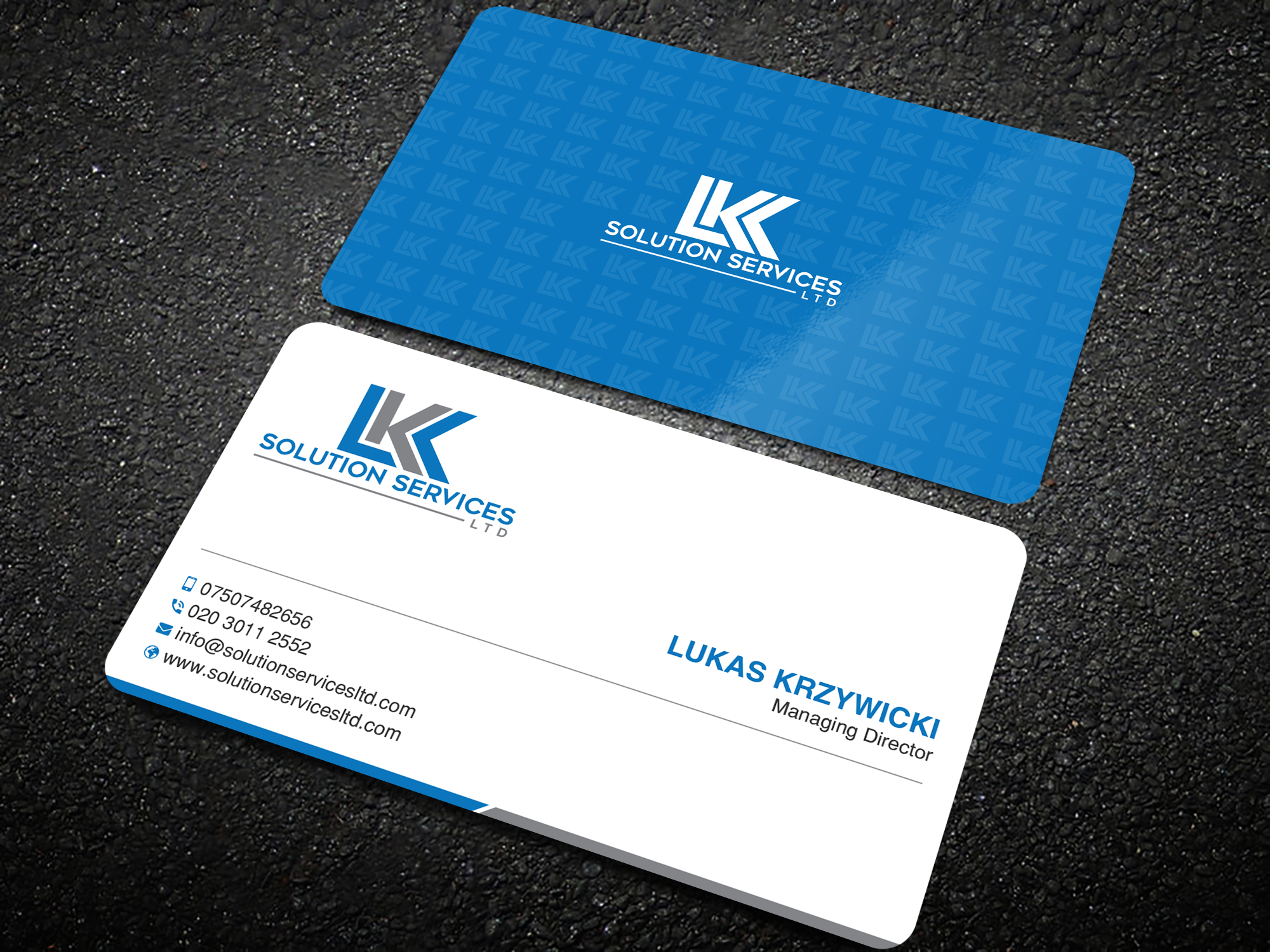 Business Card Design by Uttom 2 for LKK SOLUTION SERVICES LTD | Design #27480018