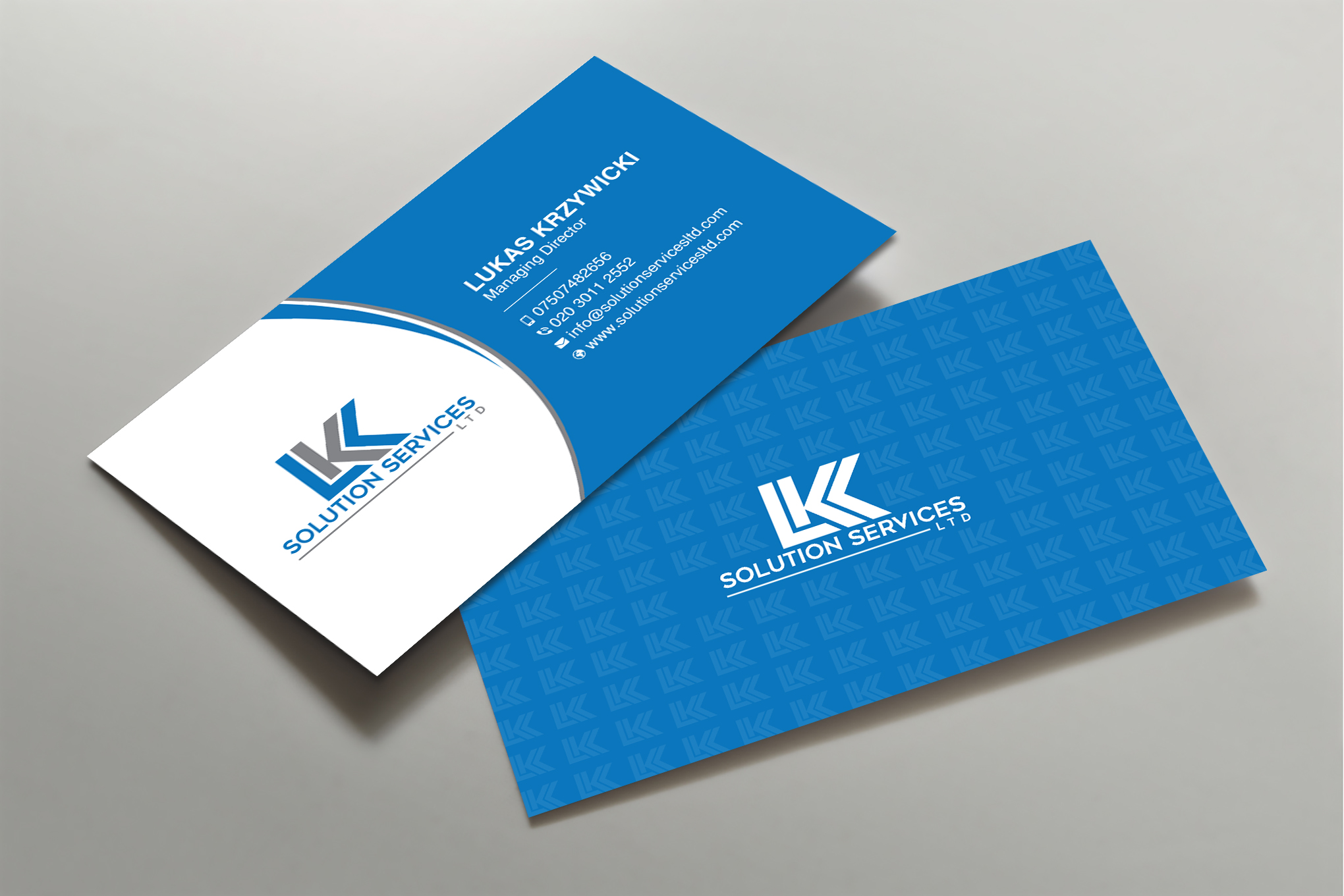 Business Card Design by Uttom 2 for LKK SOLUTION SERVICES LTD | Design #27480023