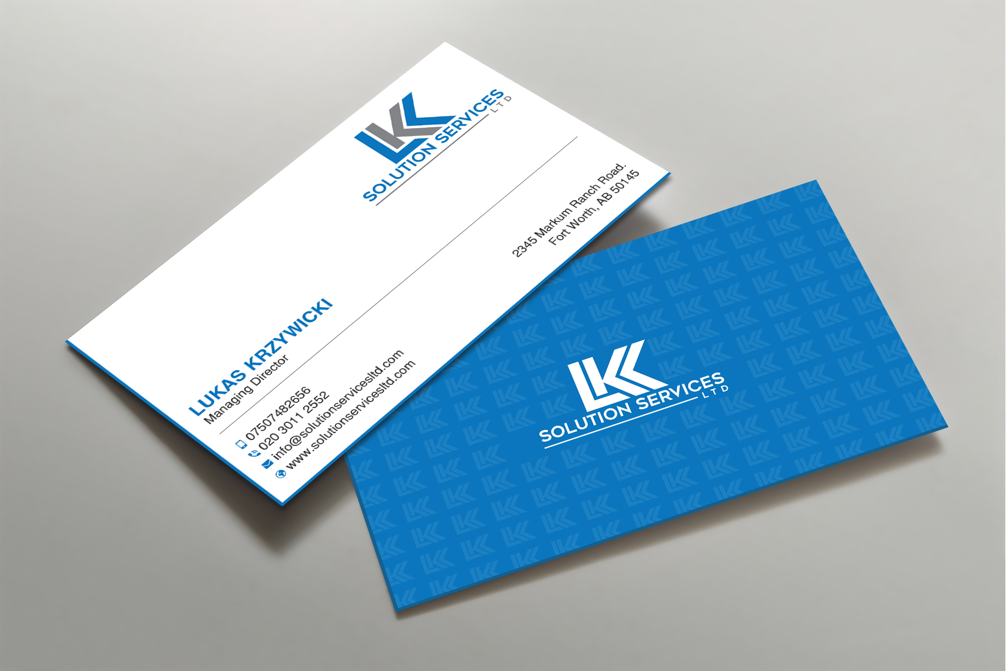 Business Card Design by Uttom 2 for LKK SOLUTION SERVICES LTD | Design #27480025