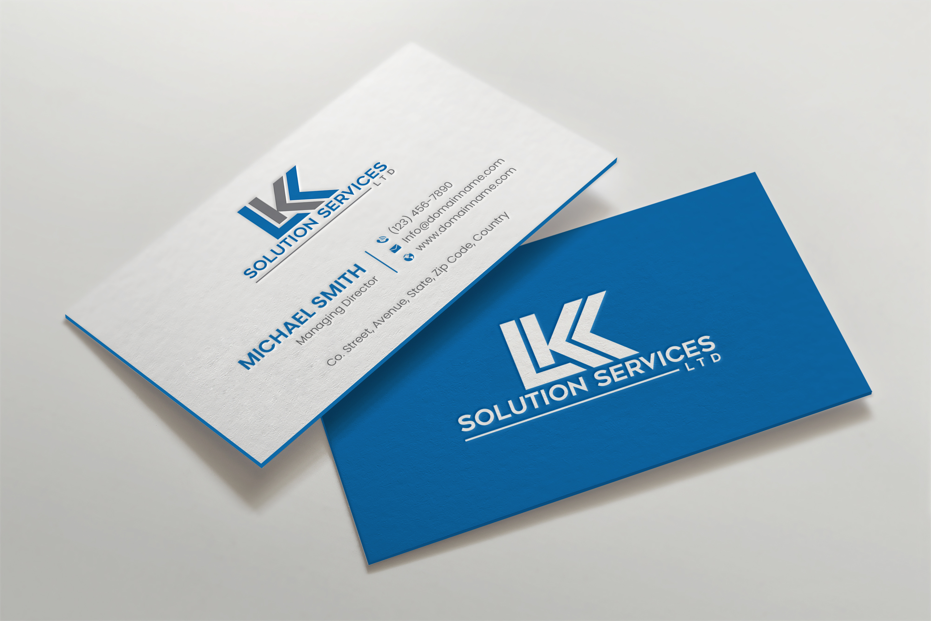 Diseño de Tarjeta de Presentación por CilioLab para LKK SOLUTION SERVICES LTD | Diseño #27464996