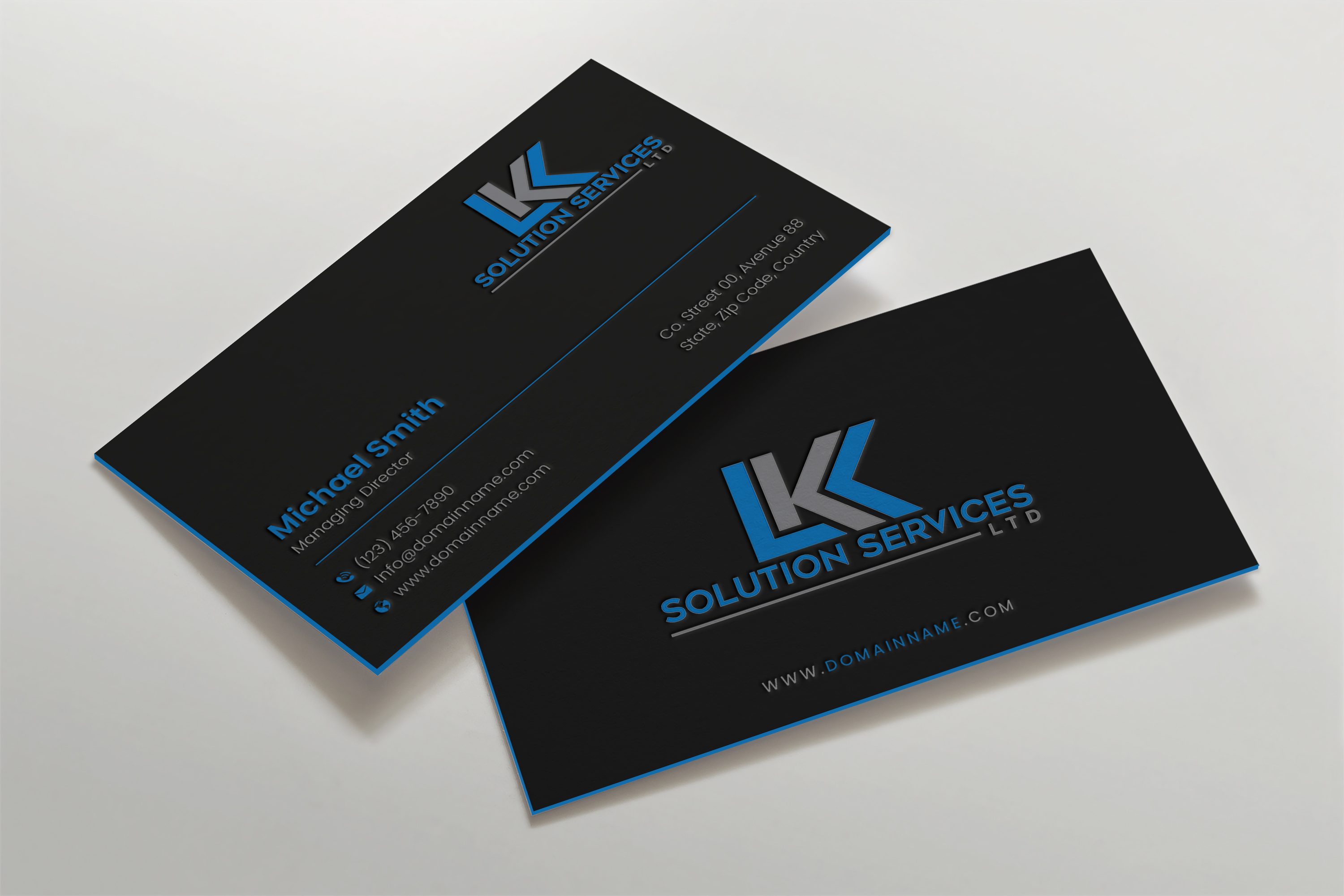 Business Card Design by CilioLab for LKK SOLUTION SERVICES LTD | Design #27465001
