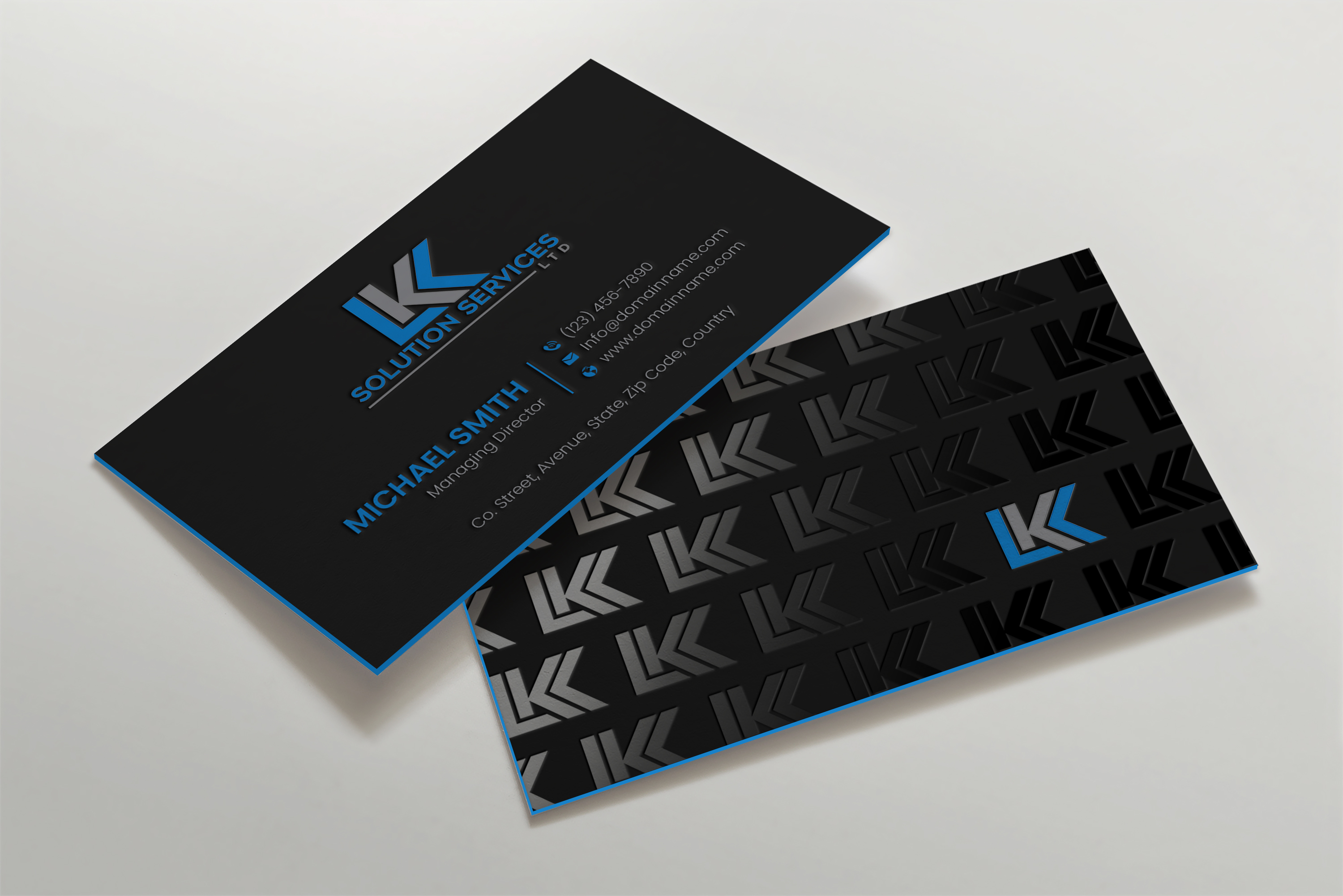Business Card Design by CilioLab for LKK SOLUTION SERVICES LTD | Design #27465002