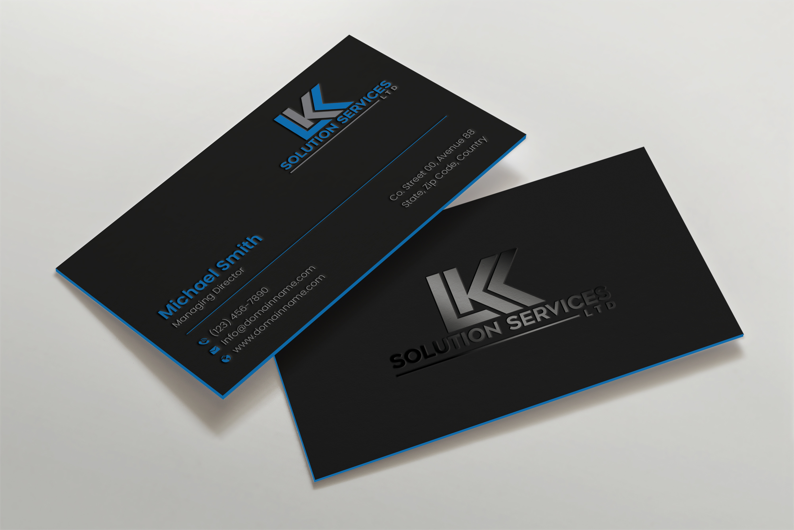 Business Card Design by CilioLab for LKK SOLUTION SERVICES LTD | Design #27465003