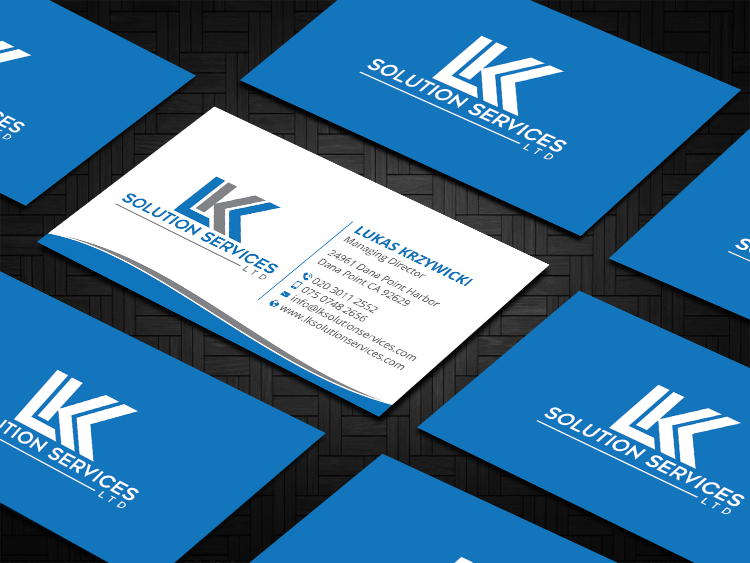 Business Card Design by DesignShout for LKK SOLUTION SERVICES LTD | Design #27466971