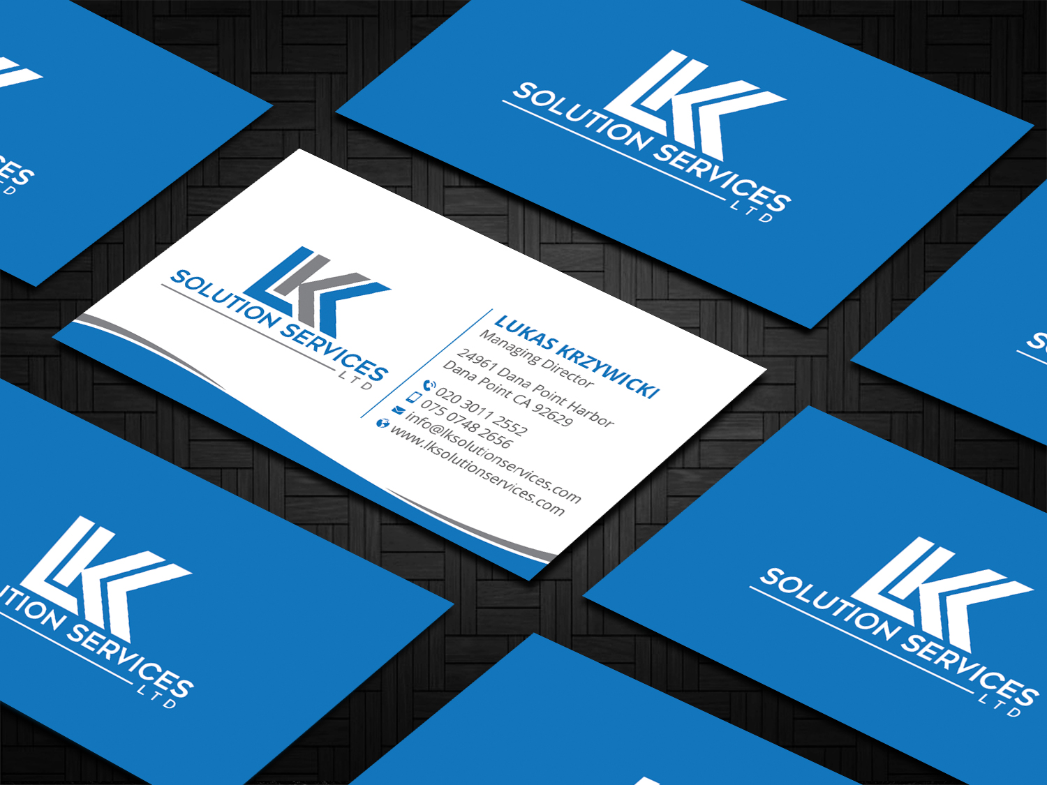Business Card Design by DesignShout for LKK SOLUTION SERVICES LTD | Design #27466972