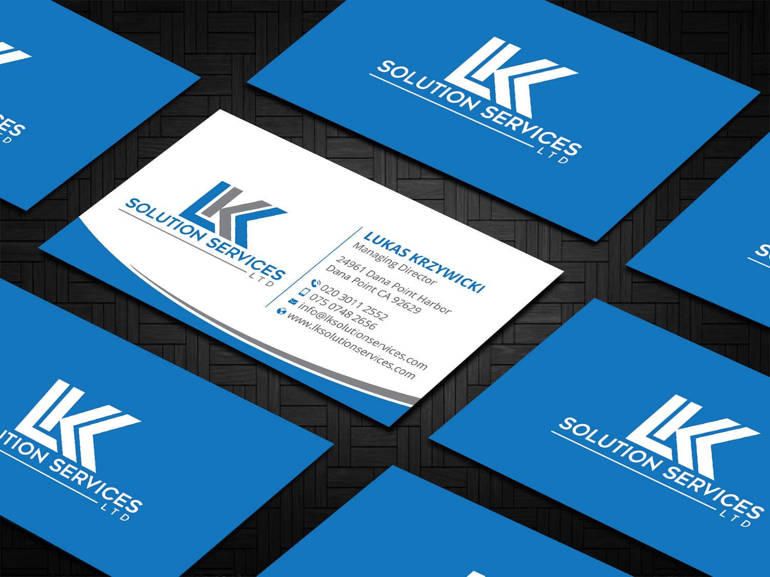 Business Card Design by DesignShout for LKK SOLUTION SERVICES LTD | Design #27466973