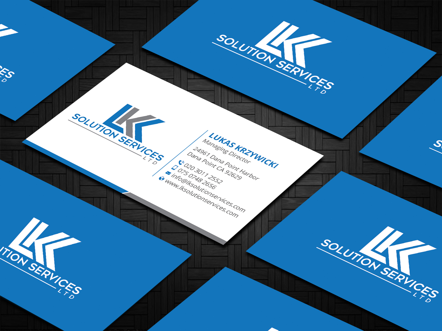Business Card Design by DesignShout for LKK SOLUTION SERVICES LTD | Design #27466974