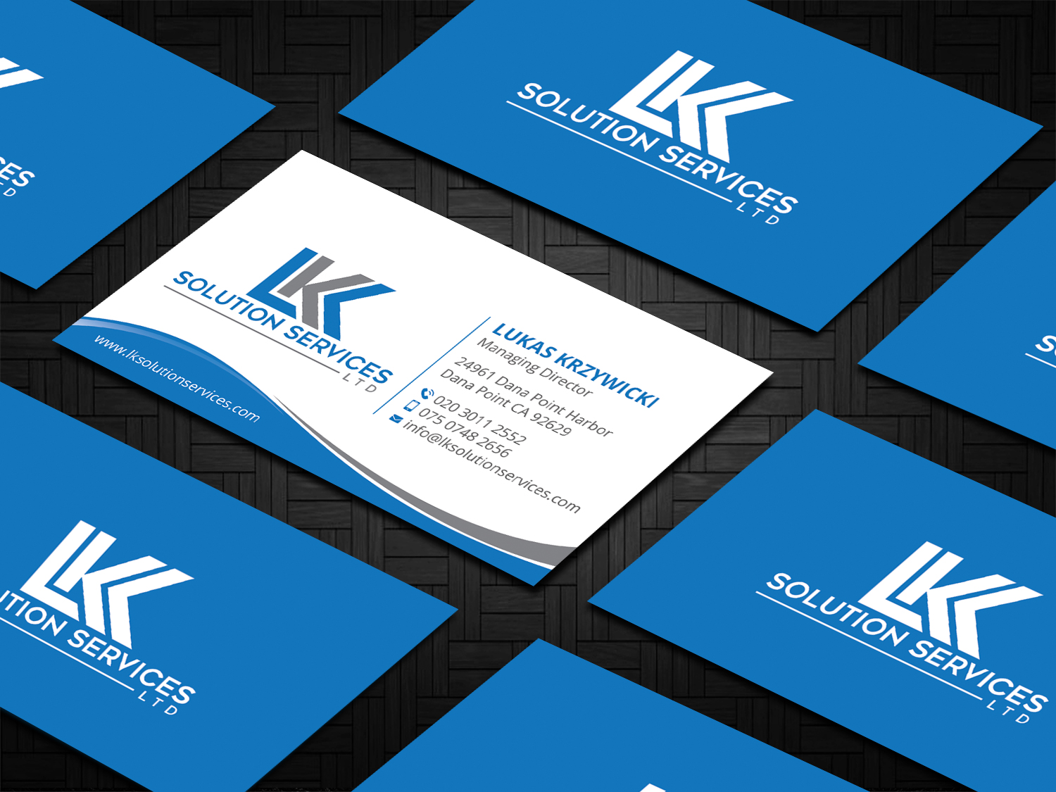 Visitenkarten-Design von DesignShout für LKK SOLUTION SERVICES LTD | Design #27467026