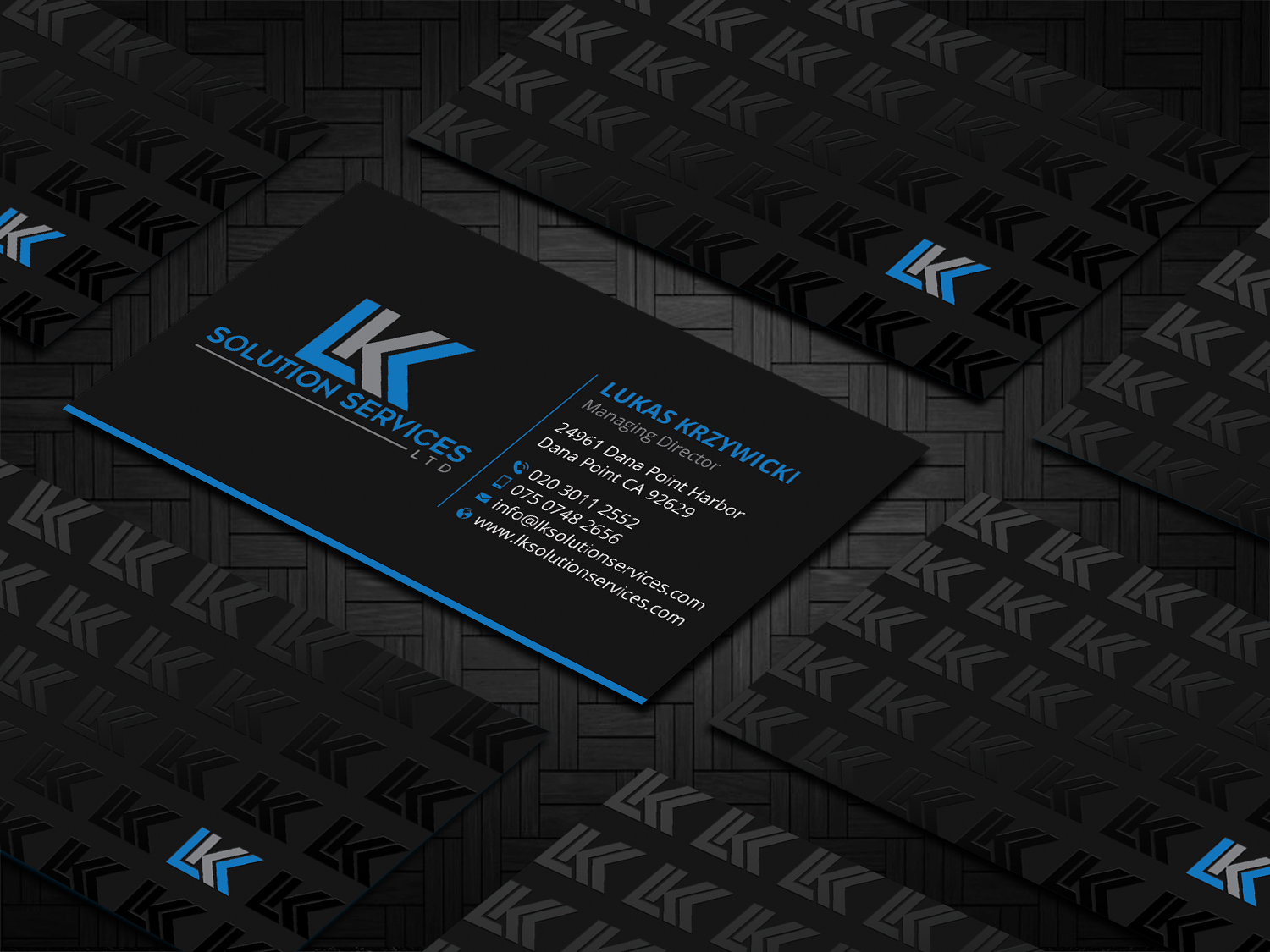 Business Card Design by DesignShout for LKK SOLUTION SERVICES LTD | Design #27467376